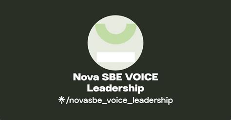nova sbe voice leadership